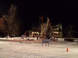 November 3 - Christmas Movie filmed Final Scene City Hall - B&B (Renolds House).