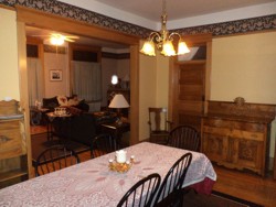 October 14, 2011 - Renolds house at the B&B - Paint the Dining room yellow by hardmacktack nonsicky.